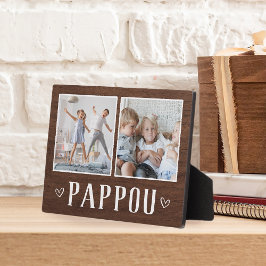 2枚素朴のフォトパポウグランドパ フォトプラーク