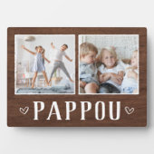 2枚素朴のフォトパポウグランドパ フォトプラーク (正面)