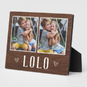 2枚素朴のフォトロログランパ フォトプラーク (側面)