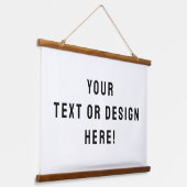 2枚組オーダーメイド水平ハンギングタペストリー 吊り下げ型タペストリー (傾斜あり)