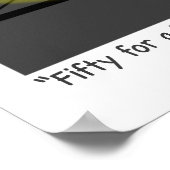 2枚重ねポスター ポスター (角)