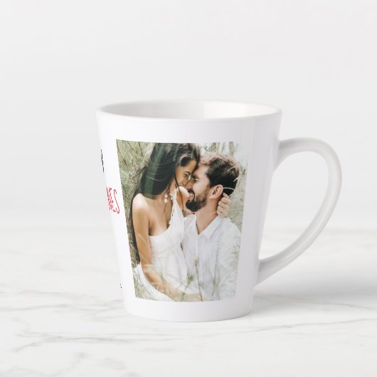 2枚 | Happy Valentines Day |カップルのギフト カフェラテマグ (右)