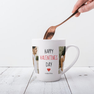 2枚 Happy Valentines Day カップルのギフト カフェラテマグ