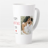 2枚 | Happy Valentines Day |カップルのギフト カフェラテマグ (右アングル)