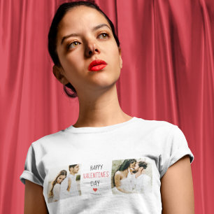 2枚 Happy Valentines Day カップルのギフト Tシャツ