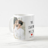 2枚 | Happy Valentines Day |ロマンチックな引用文 コーヒーマグカップ (正面左)