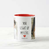 2枚 | Happy Valentines Day |ロマンチックな引用文 マグカップ (中央)