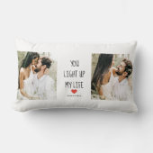 2枚 | Happy Valentines Day |ロマンチックな引用文 ランバークッション (正面)