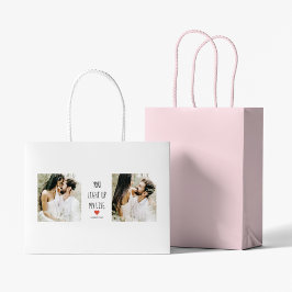 2枚 | Happy Valentines Day |ロマンチックな引用文 ラージペーパーバッグ