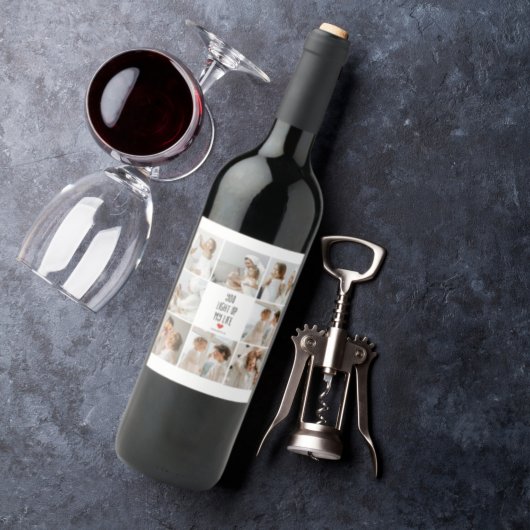 2枚 | Happy Valentines Day |ロマンチックな引用文 ワインラベル