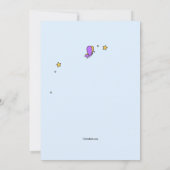 2桁の誕生日招待状 招待状 (裏面)