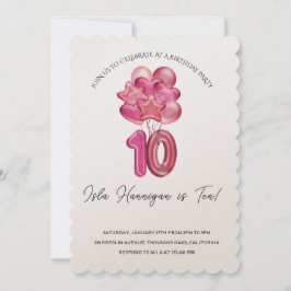 2桁の誕生日Bash 招待状