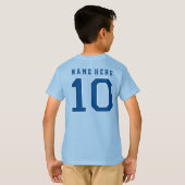 2桁パーソナライズされたのクラブ#10誕生日ティー Tシャツ (裏面フル)