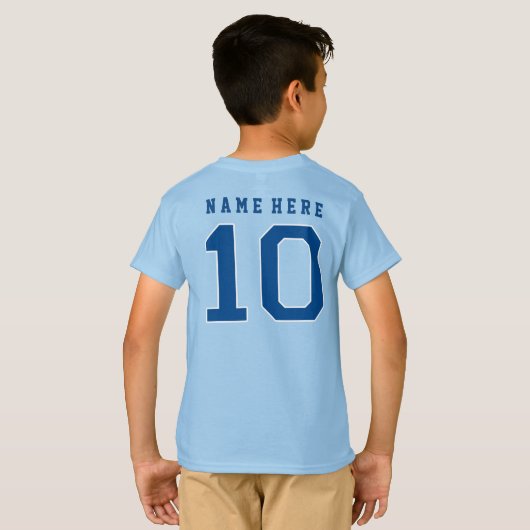 2桁パーソナライズされたのクラブ#10誕生日ティー Tシャツ (裏面フル)