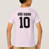 2桁パーソナライズされた#10誕生日T型 Tシャツ (裏面)