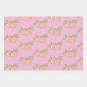 2桃掛け紙 ラッピングペーパーシート (正面3)