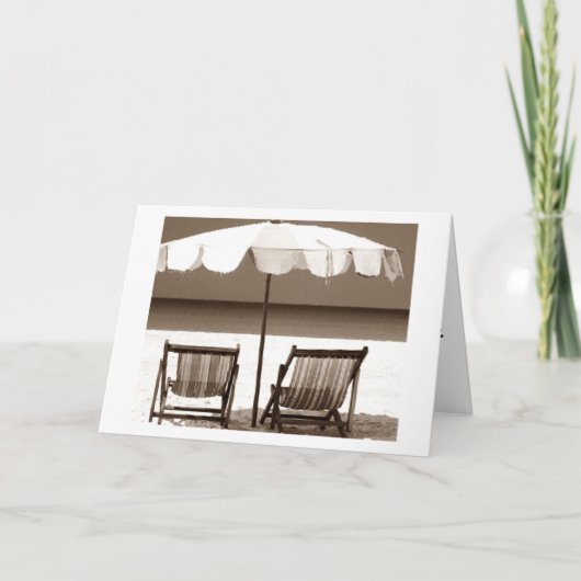 2椅子-2フレンド-1誕生日-レッツ カード (正面)