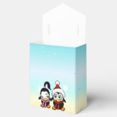 2極愛の鳥の祝クリスマス フェイバーボックス (オープン)