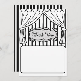 2次元漫画スタイルありがとう サンキューカード