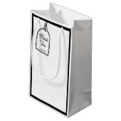 2次元漫画スタイルパーティー スモールペーパーバッグ (裏面アングル)