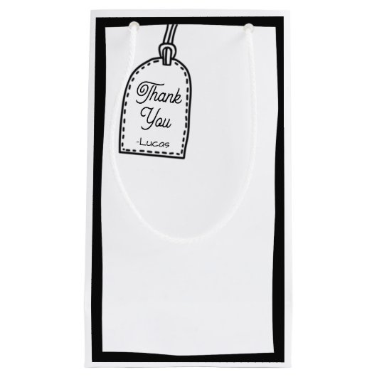 2次元漫画スタイルパーティー スモールペーパーバッグ (正面)