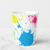 2歳からやめ2歳の誕生日カラフルまで  紙コップ (裏面)