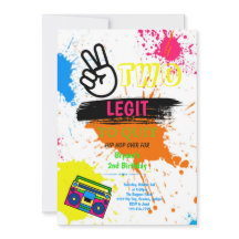 2歳からやめ2歳の誕生日招待状