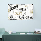 2歳から2やめ歳までのバパーソナライズされたナー 横断幕 (トレードショー)