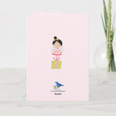 2歳のお洒落おばあさん  カード (裏面)