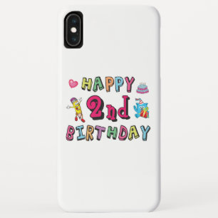 2歳のお誕生日おめでとう。2歳の誕生日 iPhone XS MAXケース