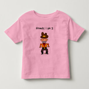 2歳のカウボーイ トドラーTシャツ