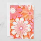 2歳のカラフルでかわいい誕生日パーティー 招待状 (裏面)