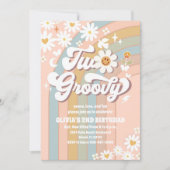 2歳のグルービーな誕生日招待状 招待状 (正面)