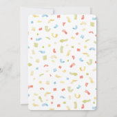 2歳のスイートな女の子の誕生日 招待状 (裏面)