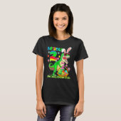 2歳のティラノサウルス・イースターバニーエッグ 2歳 Tシャツ (正面フル)
