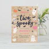 2歳のハロウィンおばけパーティー 招待状 (スタンド正面)