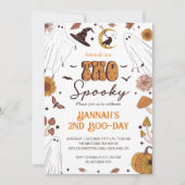 2歳のハロウィンパーティー 招待状 (正面)