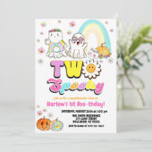 2歳のハロウィン誕生日パーティー - ちょっと怖いけど、とっても楽しい！ 招待状 (スタンド正面)