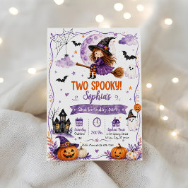 2歳のハロウィン誕生日 招待状