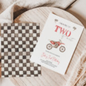 2歳のバイクパーティー 誕生日招待状 招待状