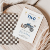 2歳のバイクパーティー 誕生日招待状 招待状