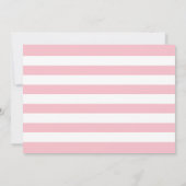 2歳のバレリーナ誕生日の招待 招待状 (裏面)