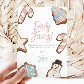 2歳の冬の誕生日パーティーにおすすめの「Two Sweet」ギフトサイン 招待状