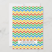 2歳の列車の誕生日パーティーの招待状 招待状 (裏面)