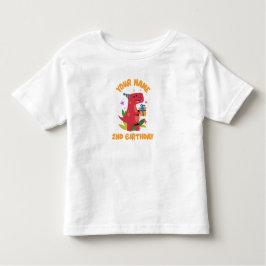 2歳の恐竜 トドラーTシャツ