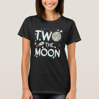 2歳の月の幼児の男の子の女の子 Tシャツ