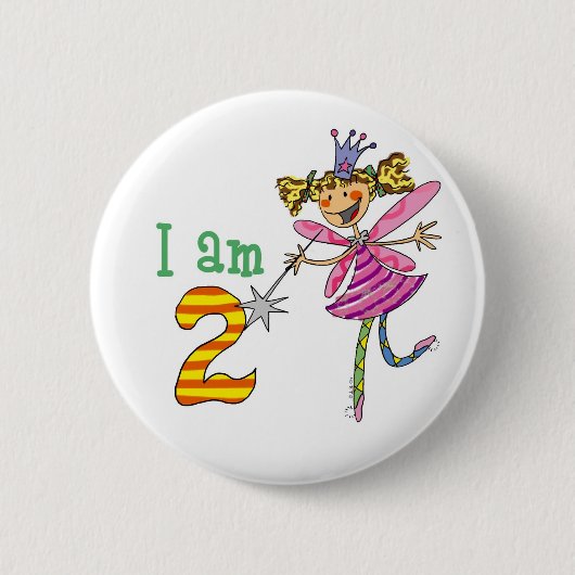 2歳の王女の妖精 缶バッジ (正面)