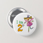 2歳の王女の妖精 缶バッジ (正面&裏面)