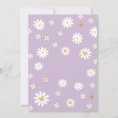 2歳の素敵な誕生日お誘い状「Two Groovy」 招待状 (裏面)