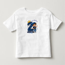 2歳の誕生日おめでとうボーイTシャツ 子供服 トドラーTシャツ
